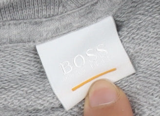 BOSS Men's Grey XL Pullover Sweatshirt