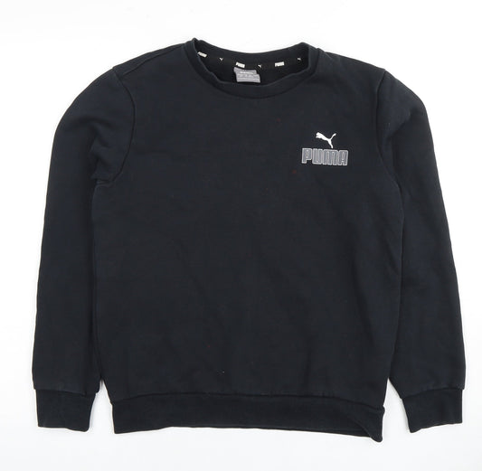 Puma Men's Black XS Pullover Sweatshirt - Comfortable & Stylish