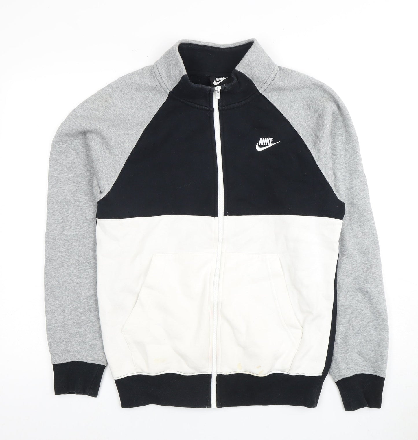 Nike Men's Grey Full Zip Hoodie XS