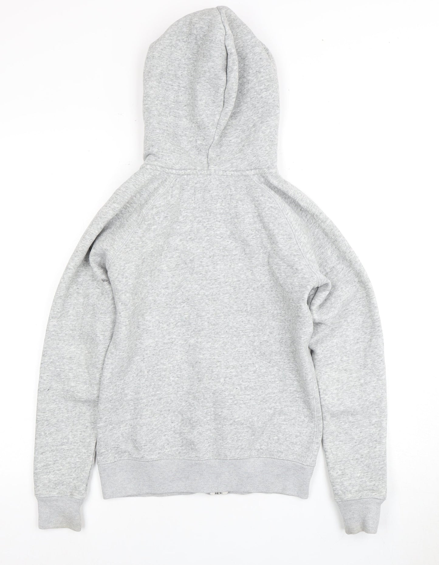 Womens UK 6 Regular Jack Wills Grey Full Zip Hoodie