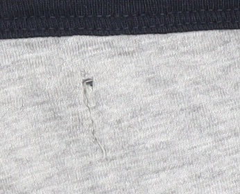 French Connection Men's Grey Colourblock T-Shirt S