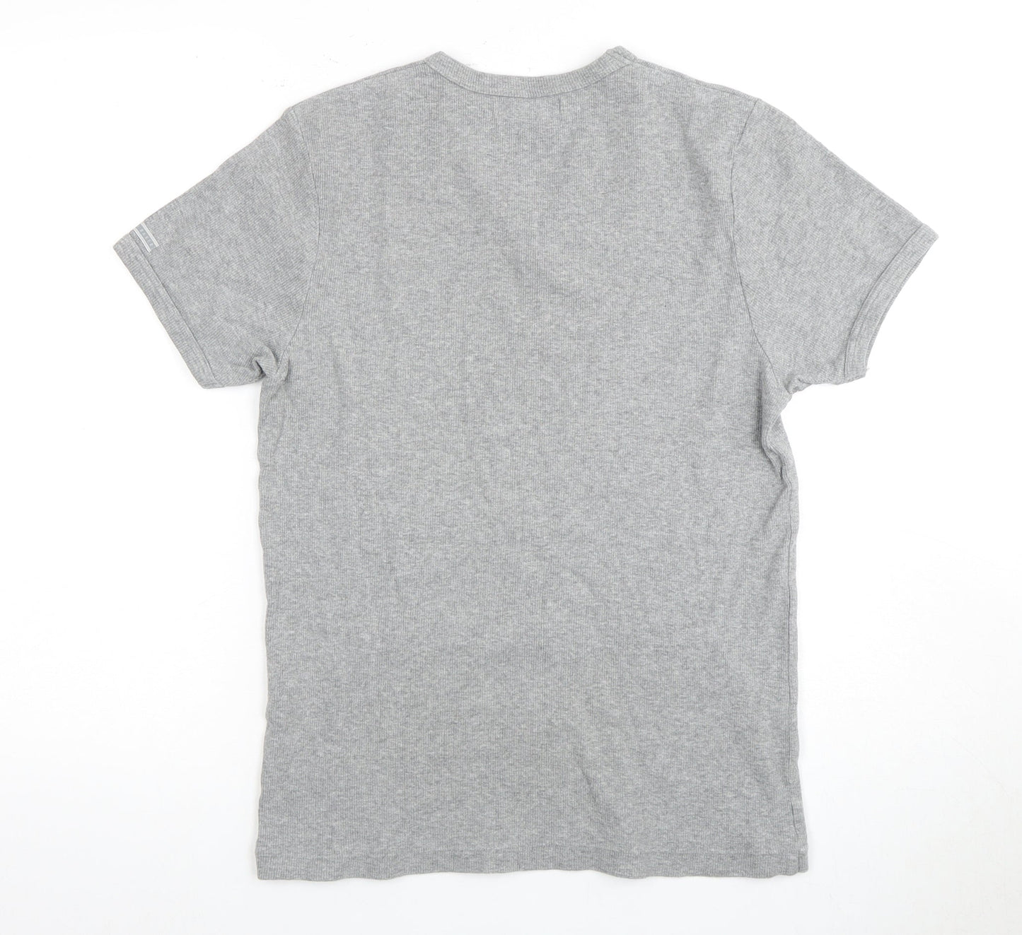 Ted Baker Men's Grey V-Neck T-Shirt, Size M