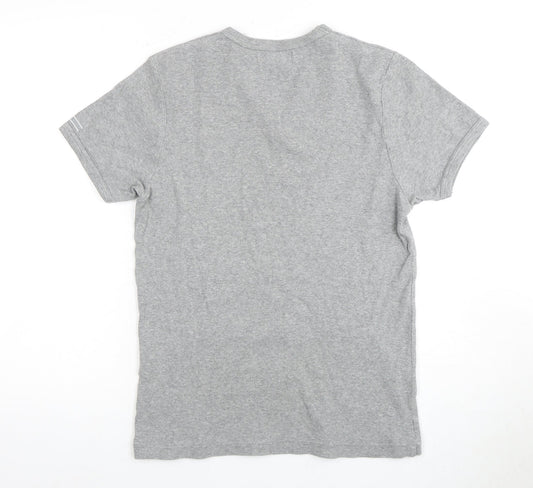 Ted Baker Men's Grey V-Neck T-Shirt, Size M