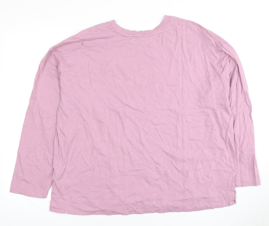 Old Navy Women's Purple XL Vintage Long Sleeve T-Shirt
