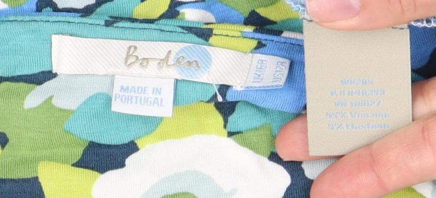 Boden Women's Multi Floral Shift Dress XL, Lightweight