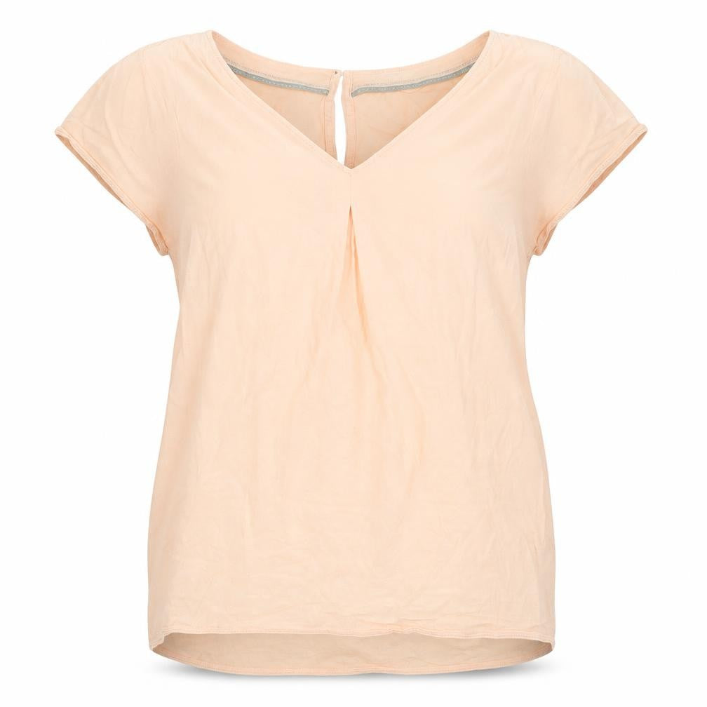 Womens UK Size 16 White Stuff Beige 100% Cotton Blouse