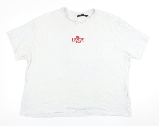 Stranger Things Unisex Adults White T-Shirt 2XL