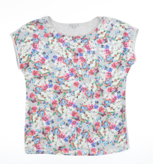 Oliver Bonas Women's Multicoloured Floral T-Shirt