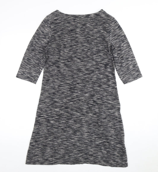 White Stuff Women's Grey Shift Dress Size 10