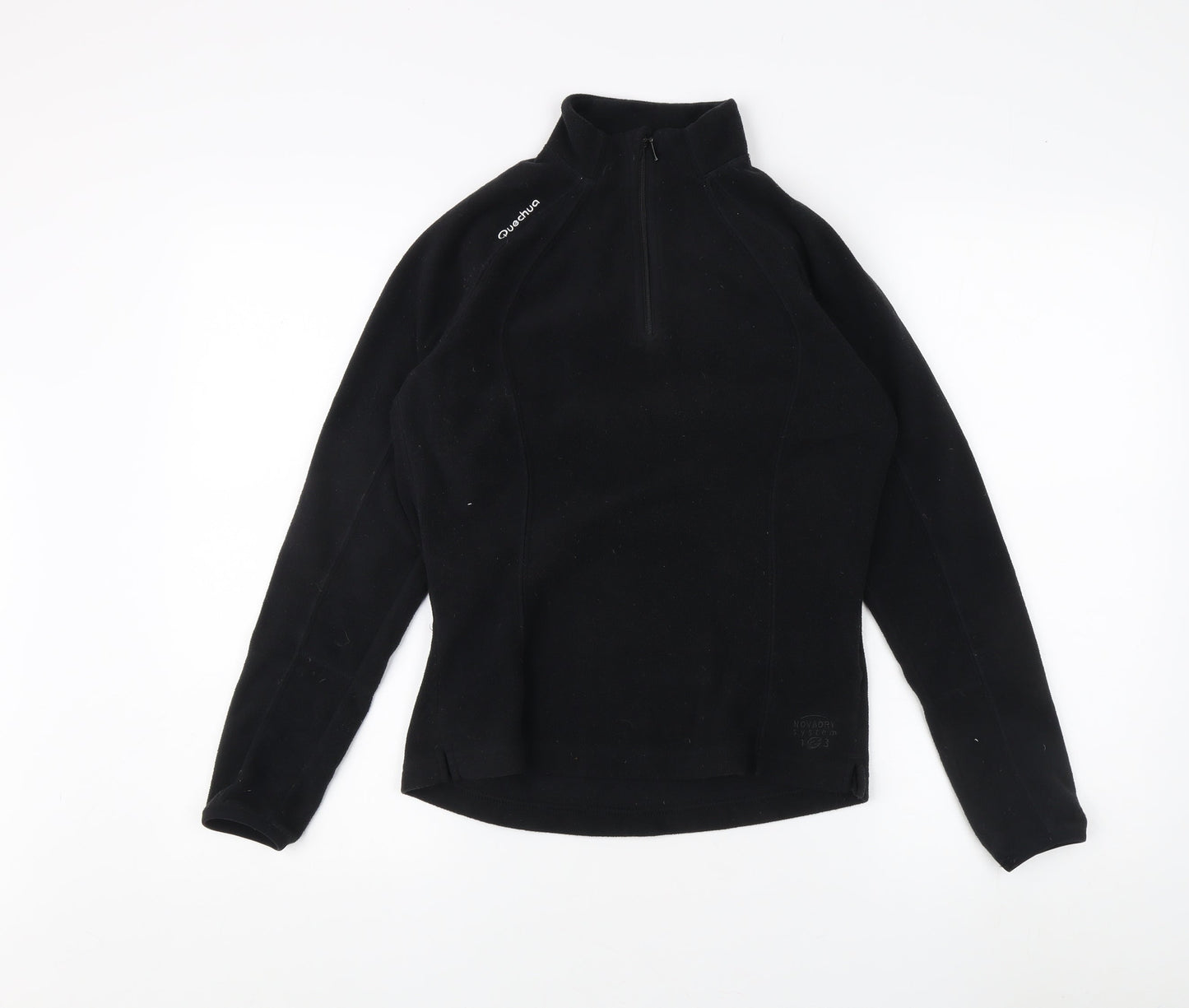 Quechua Black Fleece Zip Sweatshirt XS Unisex