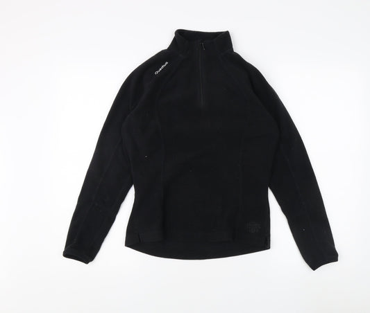 Quechua Black Fleece Zip Sweatshirt XS Unisex