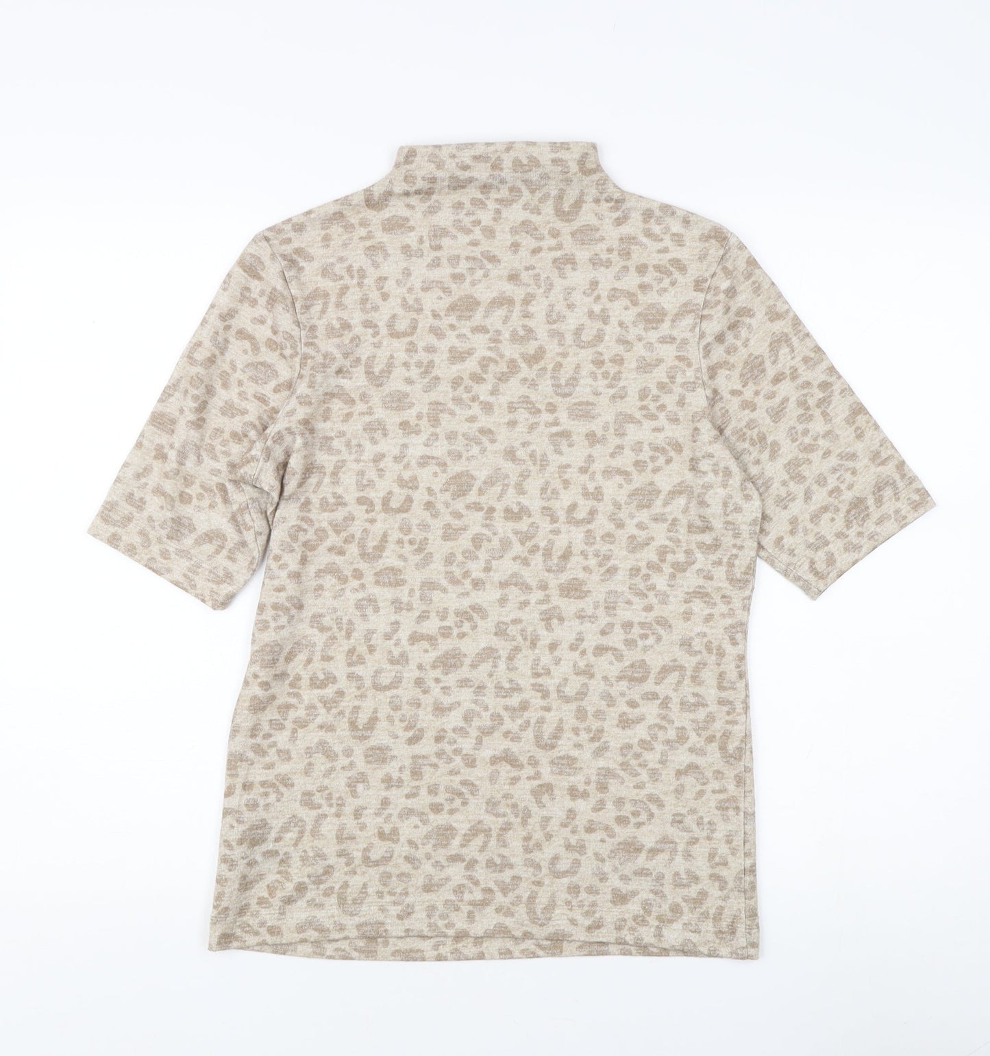 Marks and Spencer Women's Beige Animal Print Top