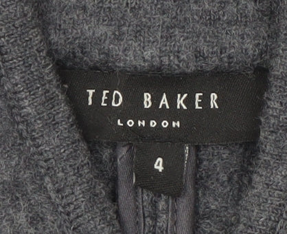 Ted Baker Men's Grey Wool Jacket - Size L