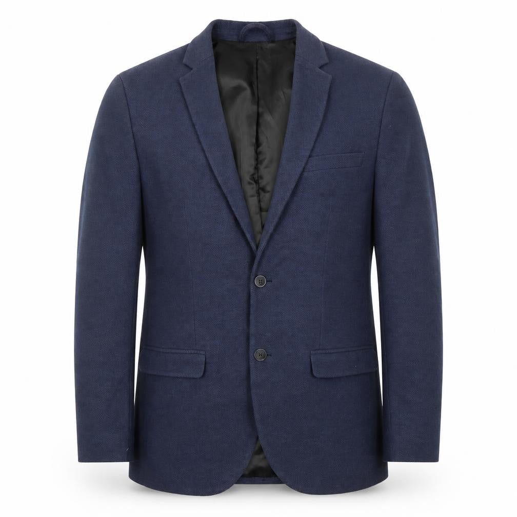 Mens 44 Chest Regular JACK & JONES Blue Two-Button Blazer