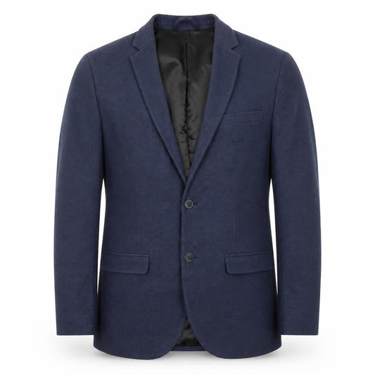 Mens 44 Chest Regular JACK & JONES Blue Two-Button Blazer