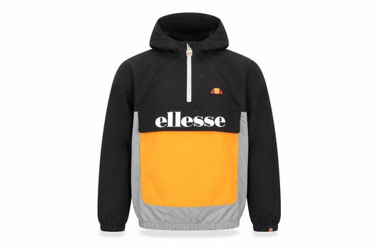 Ellesse Boys' Colourblock Jacket Black/Grey/Orange Size 10-11