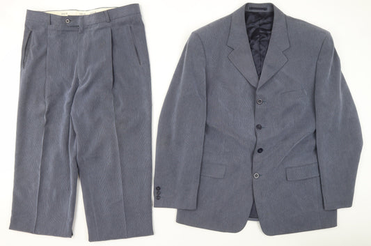 Lakeland Men's Blue 2 Piece Suit 42R/36R