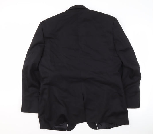 Burton Men's Blue Wool Blazer 44S Formal Jacket