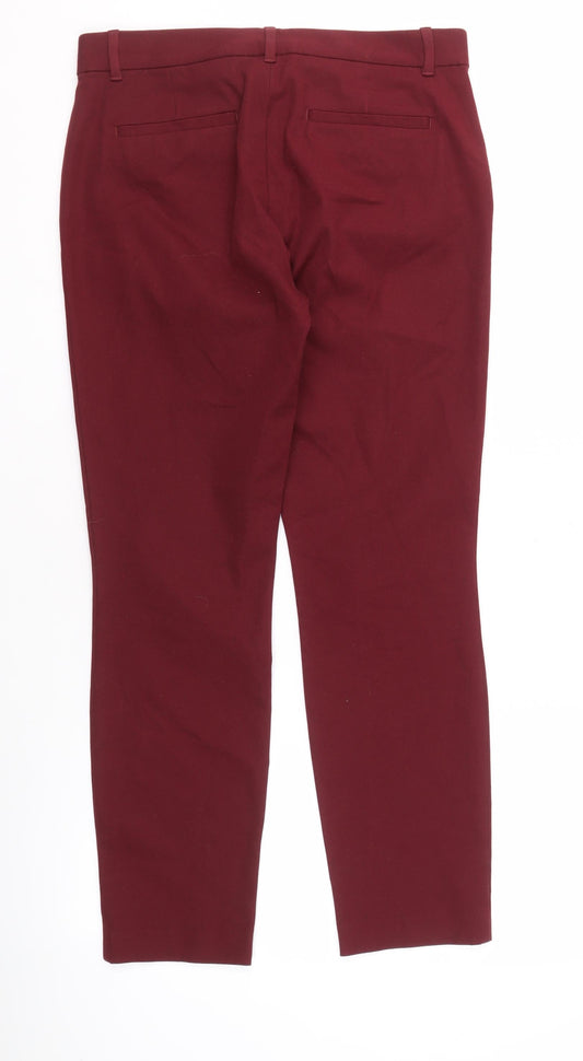 GAP Women's Red Ankle Skinny Trousers Size 6