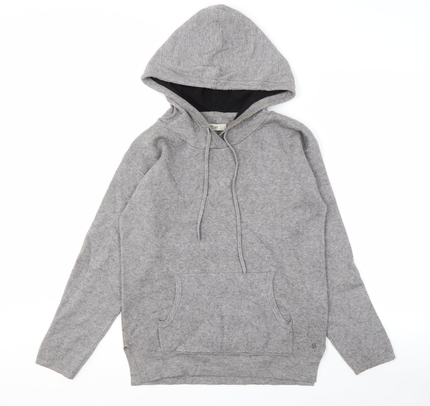 Replay Men's Grey Pullover Hoodie, S, Knit, Hooded