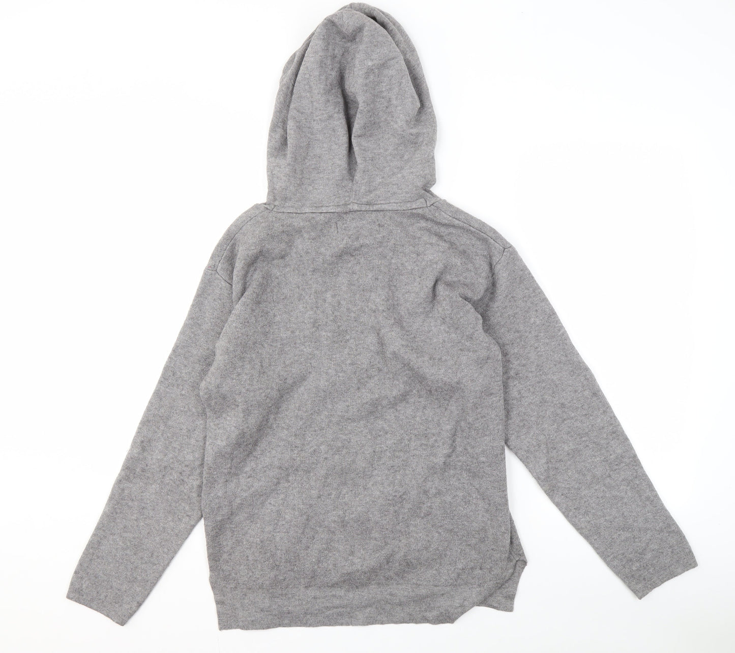 Replay Men's Grey Pullover Hoodie, S, Knit, Hooded