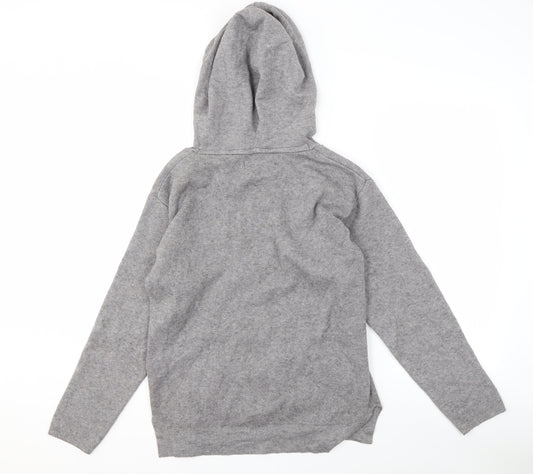 Replay Men's Grey Pullover Hoodie, S, Knit, Hooded