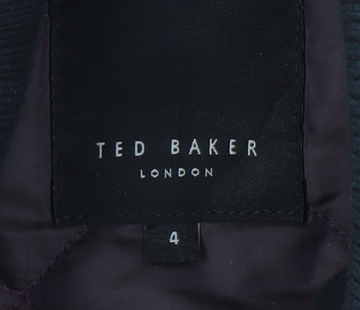 Ted Baker Men’s Black Military Jacket - Medium