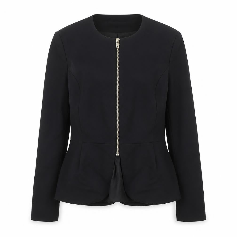 Front view of French Connection Women's Black Blazer, size 12