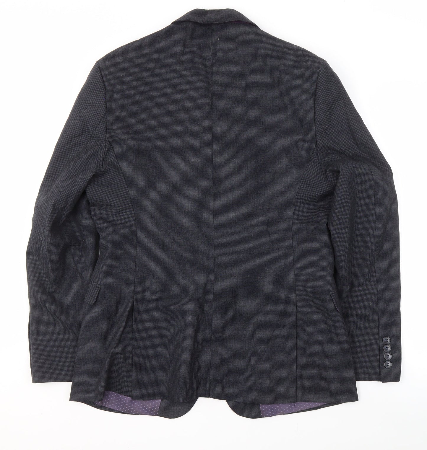 ONESIX5IVE Men's Grey Regular Blazer Size 44R
