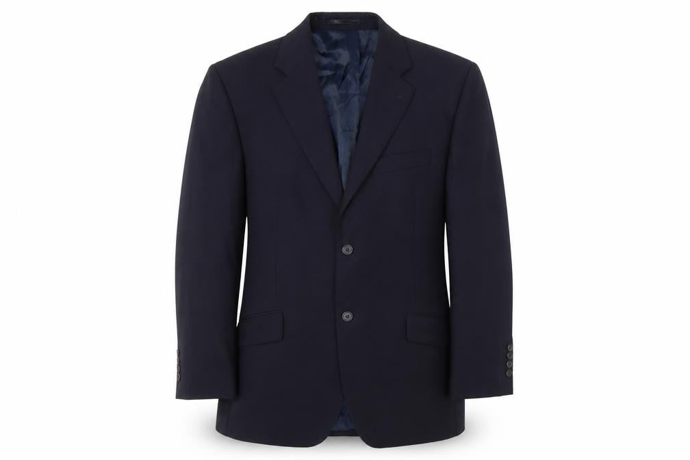 Mens 40 Chest Regular Daniel Hechter Blue Two-Button Blazer