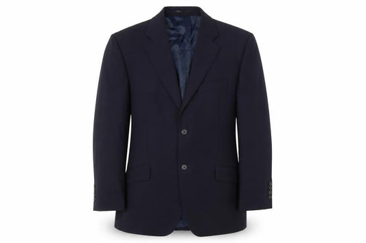 Mens 40 Chest Regular Daniel Hechter Blue Two-Button Blazer