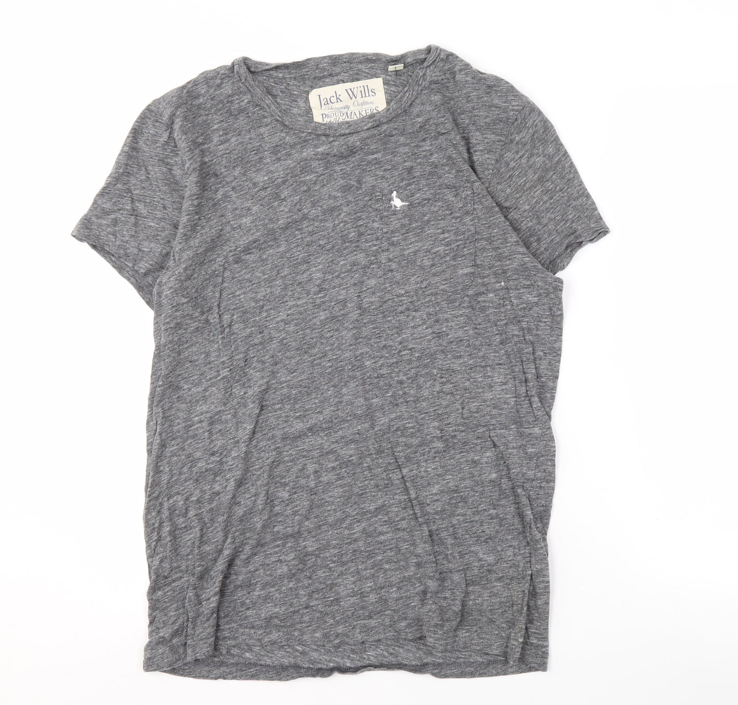 Jack Wills Men's Grey M Crew Neck T-Shirt