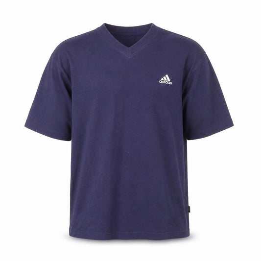 Mens UK Size XL adidas Blue  Cotton T-Shirt