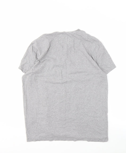Jack Wills Grey Animal Print Men's T-Shirt M