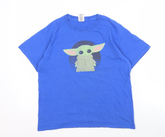 Disney Men’s Blue Star Wars T-Shirt - Size L