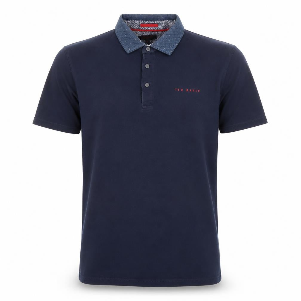 Ted Baker Men Polo Shirt Blue Golf Style M