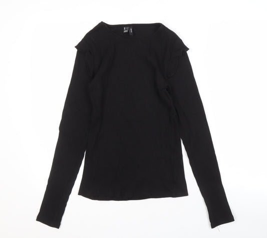 Vero Moda Women's Black Long Sleeve Knit Top - S