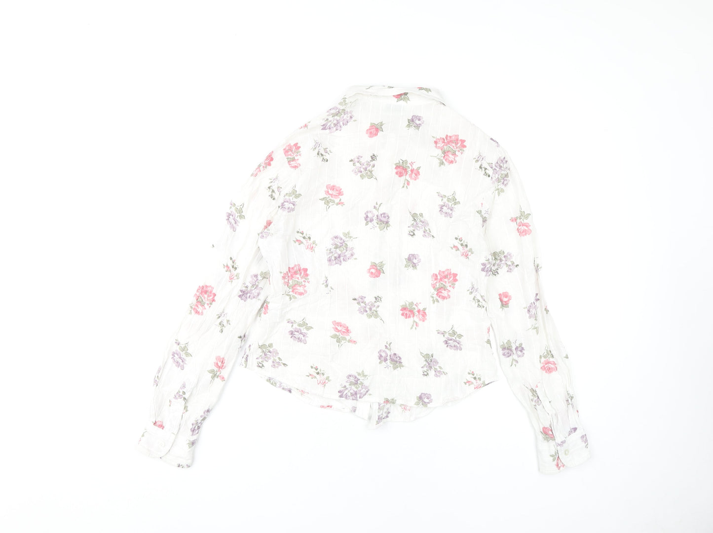 Next Women's Floral Button-Up Shirt Multicoloured Size 12