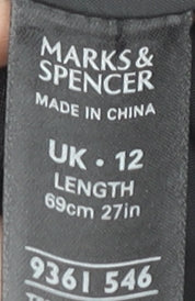 Marks and Spencer Women's Black Size 12 Sheath Dress