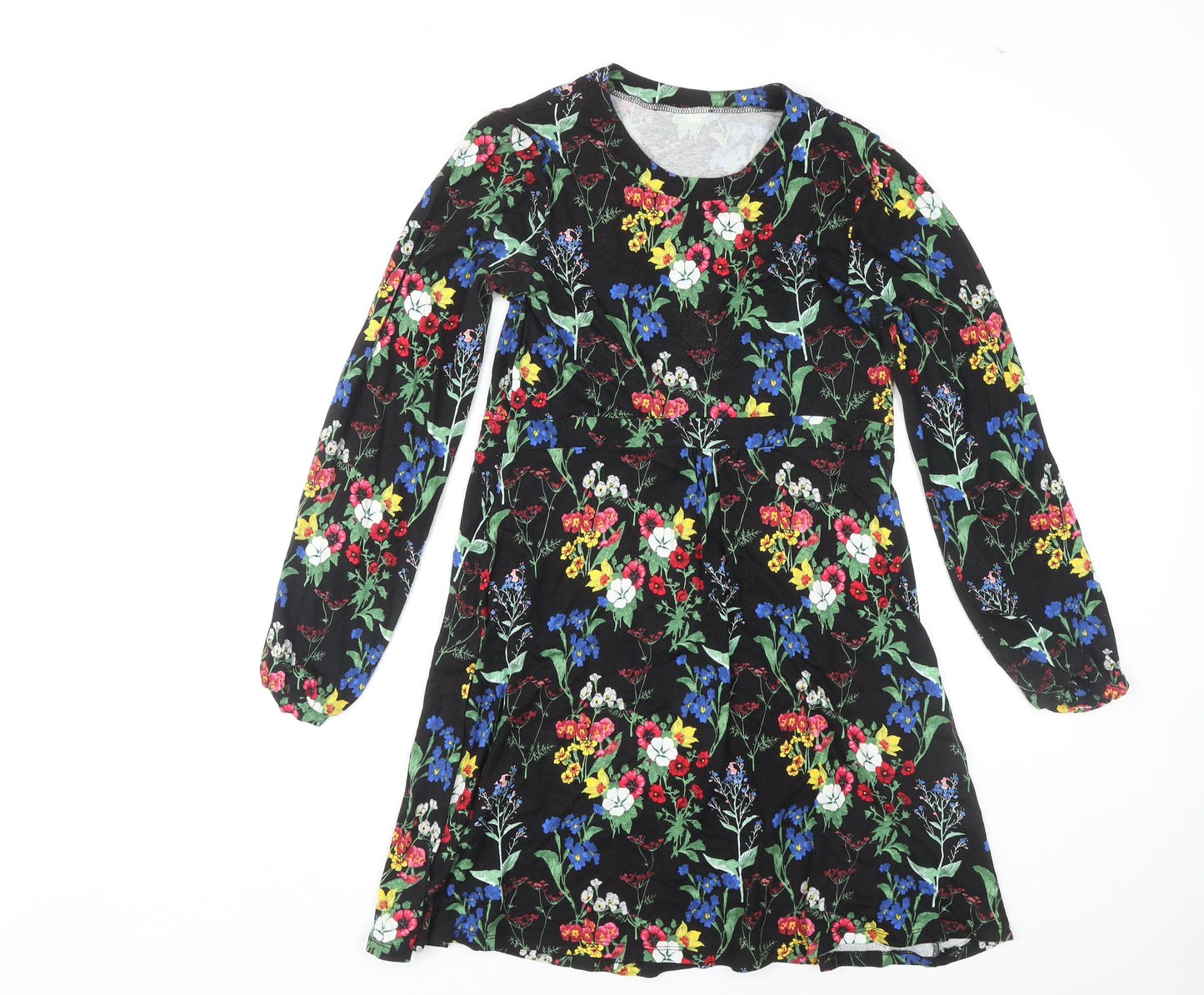 South Women's Floral A-Line Dress, Size 12, Multicoloured