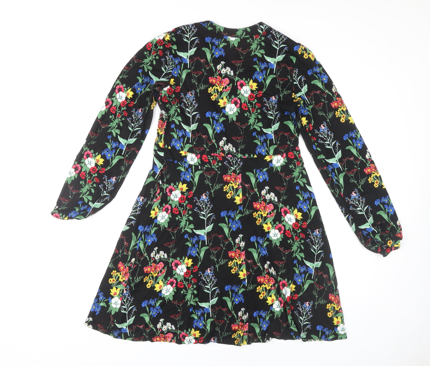 South Women's Floral A-Line Dress, Size 12, Multicoloured