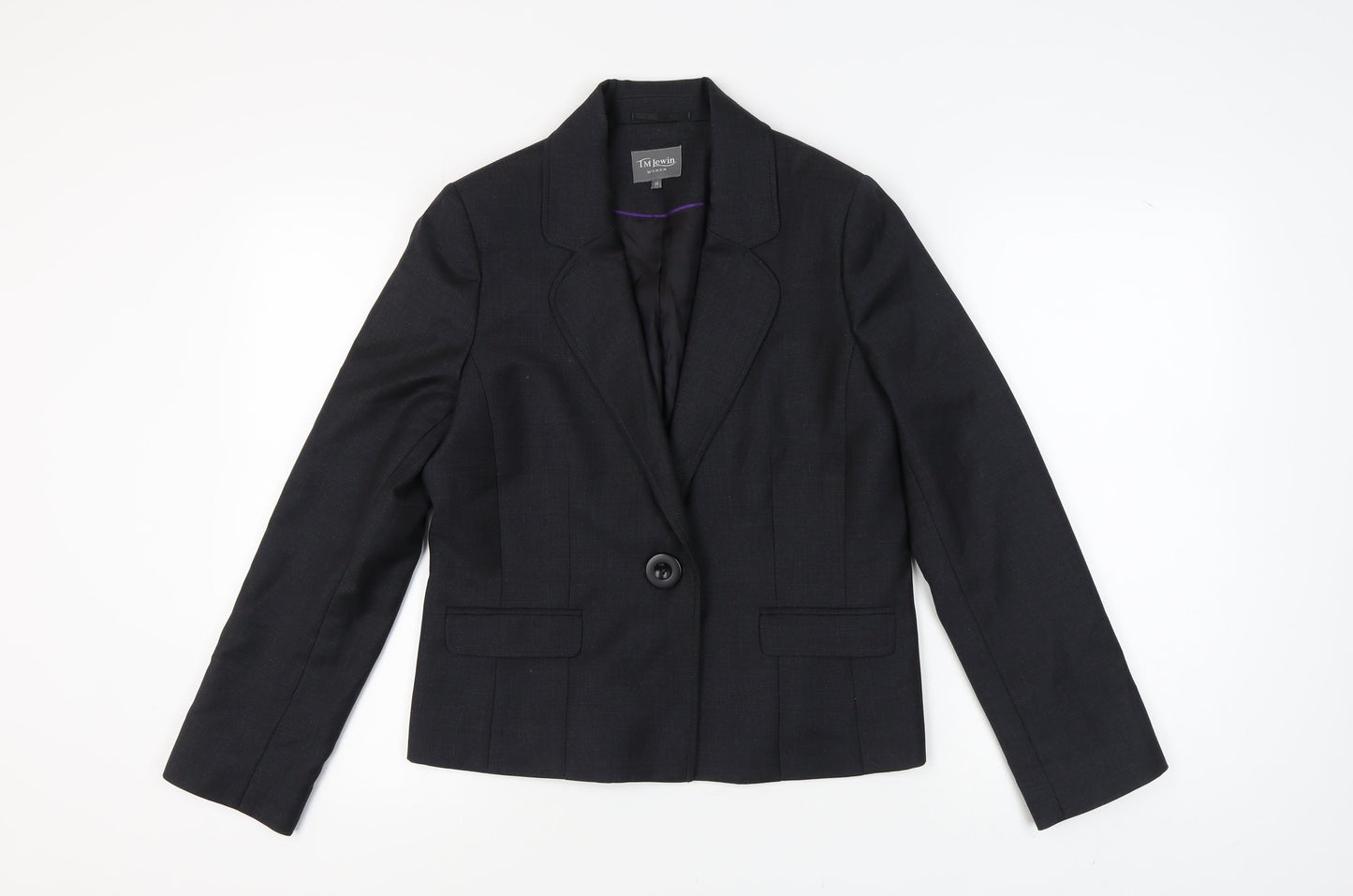 TM Lewin Women's Black Suit Jacket Size 12