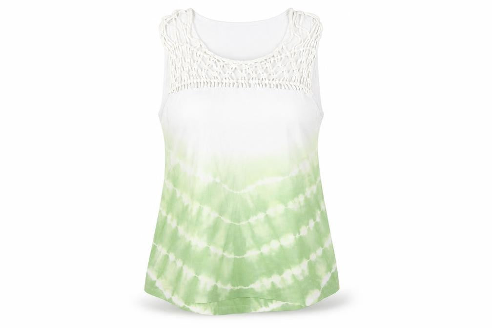 Yest Women's Green Sleeveless Tank Top UK 12