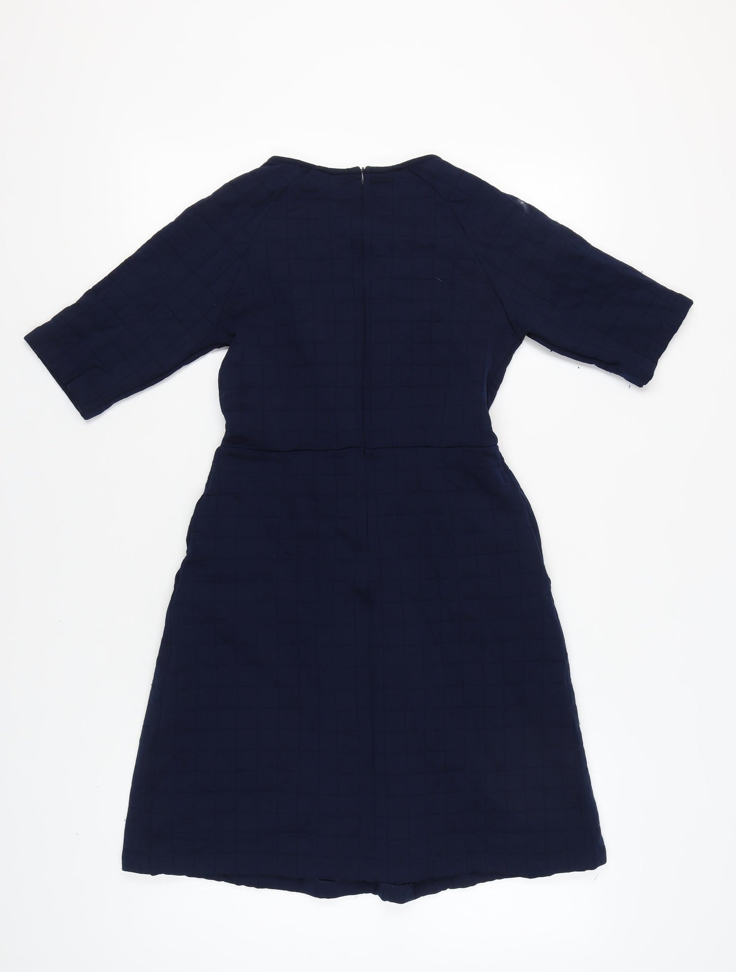 Whistles Women's Blue Check Dress Size 10