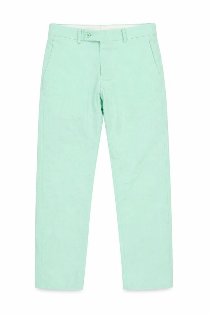 boohooMAN Men's Green Chino Trousers, Size 28