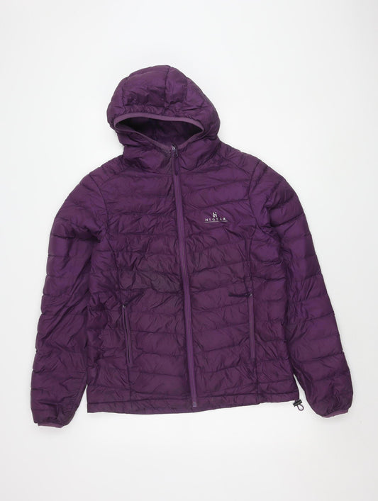 Hi Gear Women's Purple Puffer Jacket Size 12