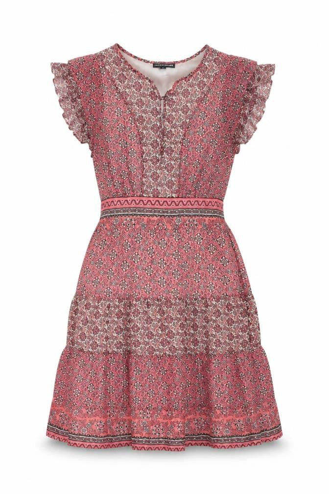 Warehouse Women's Multicoloured Dress Size 10 Silk Lined