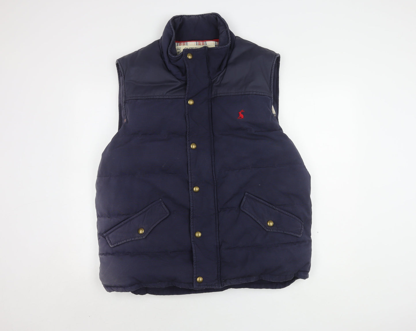 Joules XL Men's Navy Puffer Waistcoat - Casual Padded Style