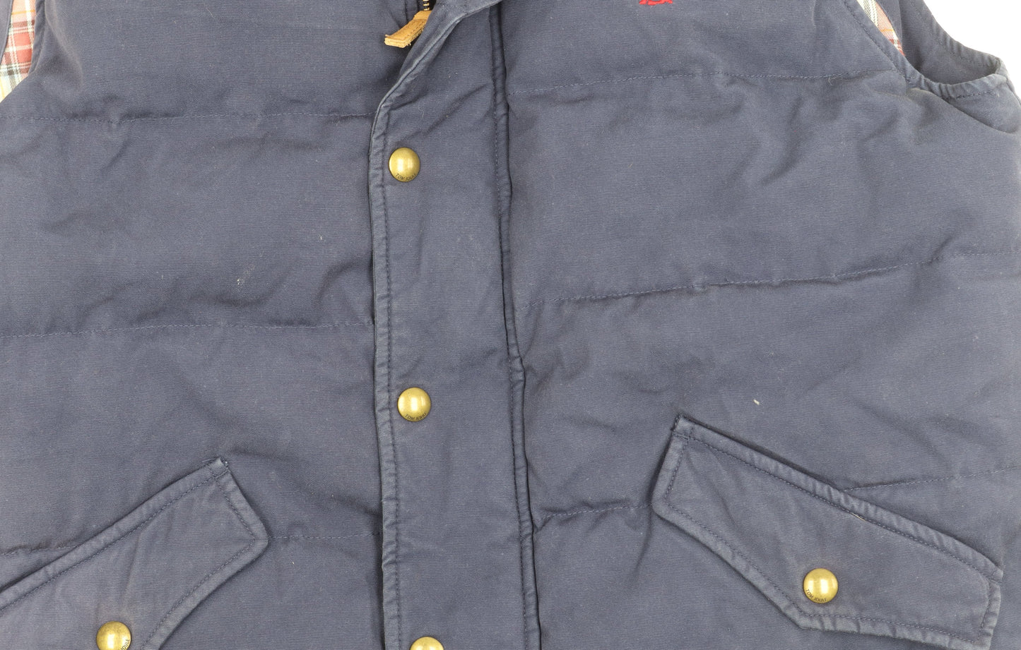 Joules XL Men's Navy Puffer Waistcoat - Casual Padded Style