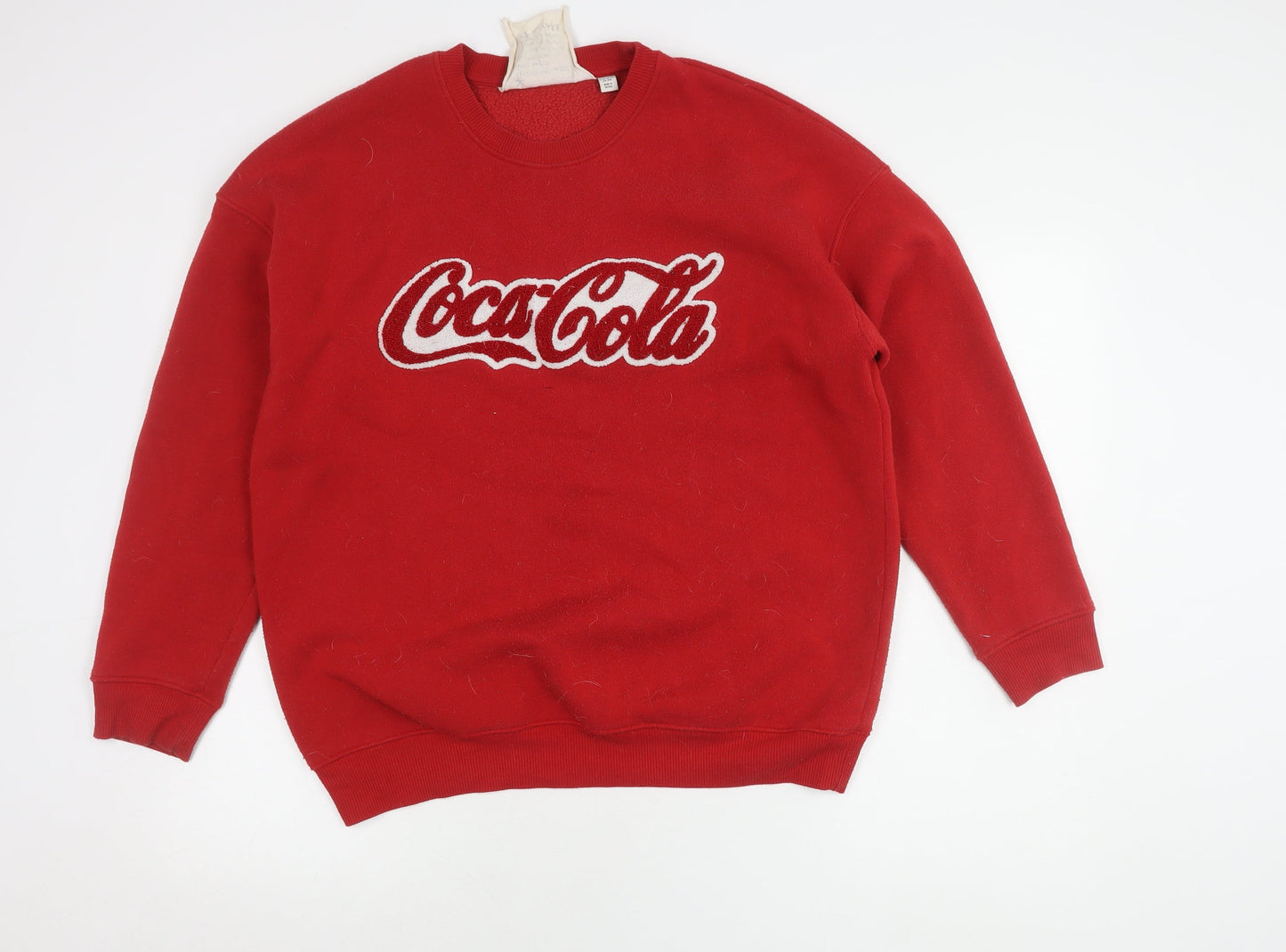 CocaCola Unisex Red S Pullover Sweatshirt